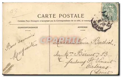 Dompierre-sur-Besbre — Most nad Besbre — Poulette, wyd. w Dompierre-sur-Besbre — Rewers