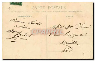 Vichy - Praça da República — editor P. B., Vichy — Verso