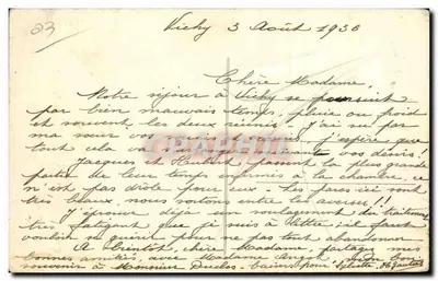 Vichy — Golf-Club (G. Simon) — Verso