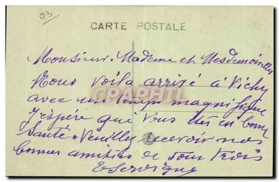 Vichy — Villa Sévigné — Uitgever Vichy, nr. 604 — Achterkant