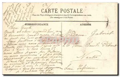 Vichy — Hotel do Parc — LL. — n°104 — Verso