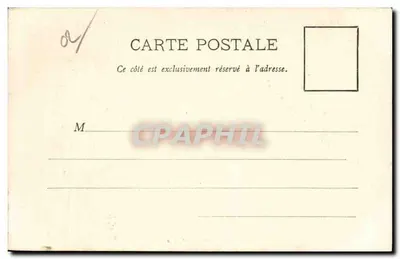 Soissons — Katedra św. Piotra — widok budynku z grupą osób — E.C., fot. Lauthelin, wyd. — Rewers