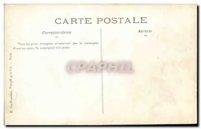 Grupo de soldados — interior — B. Guilleminot, Paris — Verso