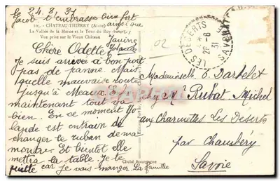 Chambéry — vue prise sur le Vieux Château — Édition Bourgogne — Reverso