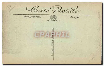 Laffaux — Suikerfabriek van Pont-Rouge — Antieke ansichtkaart N° 613 — Achterkant