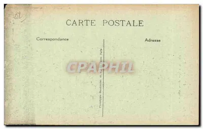 Iglesia de Moussey (Aisne) — destruida sin interés militar por los Boches — Fototipia París — Reverso