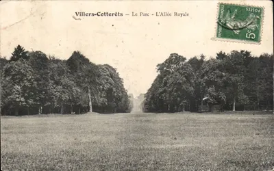 Villers-Cotterêts — O Parque — A Avenida Real — A. Naten, editor