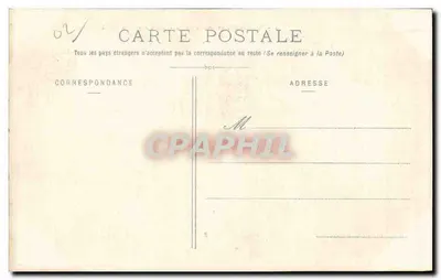 Longpont (Aisne) — Vista interna das Ruínas da Abadia — Imprimerie J. VANDER — Verso