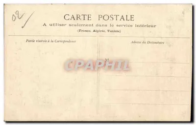 Coucy-le-Château — De toren van het kasteel (13e eeuw) — E. Chaseray, Val-Saint-Pierre (Aisne) — Achterkant