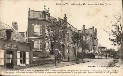 Fontaine-lès-Vervins — Avenue de la Gare (N°2) — Cliché Em. P.