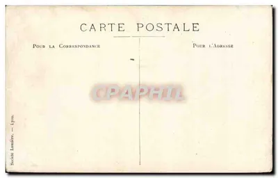 Soldats avec canons — Éditeur Société Lumière, Lyon — Verso