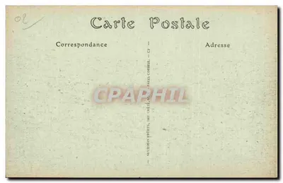 Coucy-le-Château — Binnenkant van de ruïnes van het kasteel — Uitgever: Naturelën Frères, Imp. Créteil, Sce. Paris-Corbueil — Achterkant