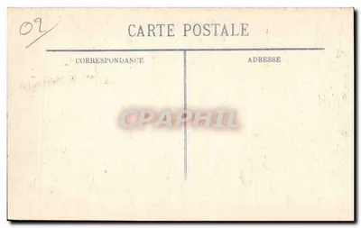 Soissons — Zniszczone domy po niemieckich bombarzach — LL — Rewers