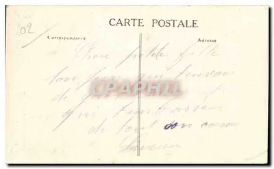 Castillo de Thierry — Puerta San Juan y Entrada al Castillo — J. Bourgogne editor, Castillo de Thierry — Reverso