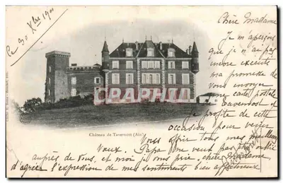 Castelo de Tavernost (Ain) — editor L. Sorel, Blançay — n° de série 01