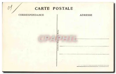 Capela de Mazières — Environs de Belley — Livraria Montation, Belley — Verso