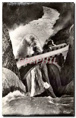 Represa de Génissiat — La Doucine — Edição Périer - Aut. Combier Wacon