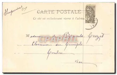 Cerdon (Ain) - A Gruta de São Julião — Louis Montbathon, editor, n° 2202 — Verso