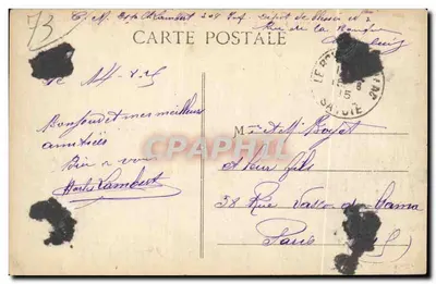 Bourdeau (Savoie) — Jezioro Bourget — Zamek (X wiek) — Rewers