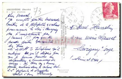 Argentina (Savoie) — Vista geral — Edições fotográficas JANSOL — Verso