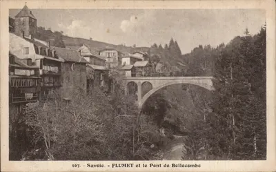 Flumet e o Ponte de Bellecombe — Savoie — n° 163