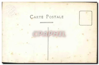 Soldato e donna in abiti dell'epoca — Studio fotografico — Cartolina Postale — Verso