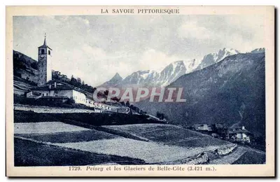 पीसे और बेले-कोट के ग्लेशियर (3.421 मीटर) — ला सावोइ पिट्टोरेस्क — श्रृंखला 1729