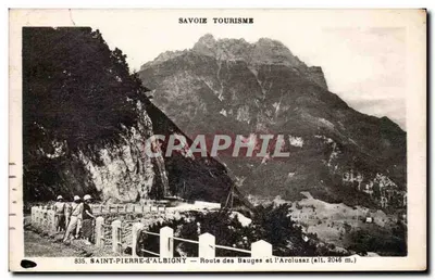 Saint-Pierre-d'Albigny — Estrada dos Bauges e o Arcolusaz (alt. 2046 m.) — Savoie Tourisme