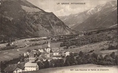 Les Houches y Valle de Chamonix — La Saboya Pictórica — Fot. Pittier, Annecy, n° 537