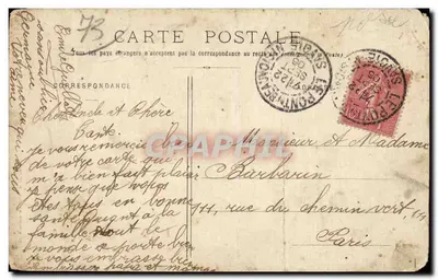 Ponte di Beauvoisin - Fabbrica Elettrica sul Guiers - Cartolina d'epoca — Verso