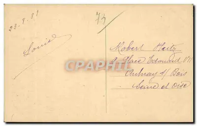 Abbaye d'HAUTECOMBE — Monastyr wieczorem — Międzynarodowa Wystawa w Paryżu 1900 — Rewers