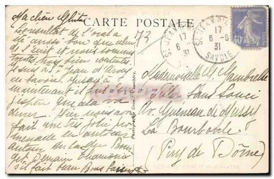 O Castelo de La Bâtie - O Mont Pennay (1371 m.) — Em torno de Chambéry — LA SAVOIE TOURISTIQUE — n° 309 — Verso