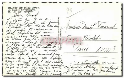 Mały kominiarz — Savoie — Wydawca Edy, n°43 — Rewers