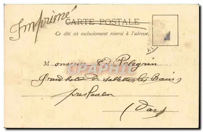 Exposição de 1900 - Palácio da Eletricidade — A. Trédu, Paris — Verso