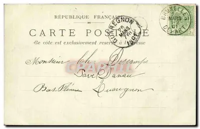 Exposição Universal de 1889 — O Grande Palácio — Editor não identificado — Verso
