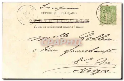 Wystawa Uniwersalna 1900 — Aleja Nicolas — wydawca Nicolas H. L. — Rewers