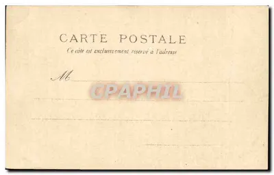 Paryż - Wystawa Uniwersalna 1900 - Pałac Rudników i Metallurgii - Stara pocztówka — Rewers