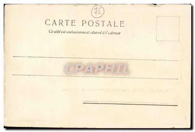 Paryż - Wystawa Uniwersalna 1900 - Most Alexandre III i Esplanada Invalidów - Stara pocztówka — Rewers