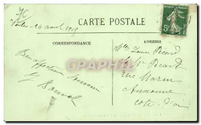 Veuves-Les-Roses — A Terrasse e a Praia — LL. — Verso