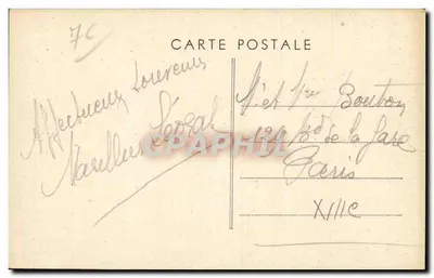 VEULES-les-ROSES (Seine-Inf.) — A Terrasse e o Casino — Verso
