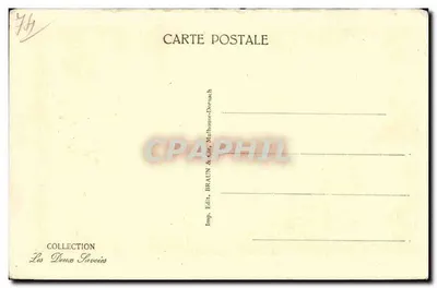 Annecy — Vieux Quartiers, Quai de l'Évêché et le Thiou — éditeur BRAUN & Cie, Mulhouse-Dornach, n° 11828 — Verso