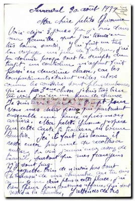 Annecy - Ilha dos Cisnes e a Praia — Gardet e Garnin, editores — Verso
