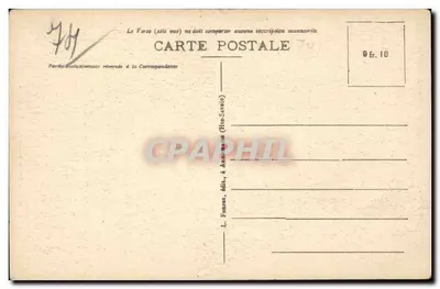 As Gorges do Fier — Le Fier e o Castelo de Montrottier — L. Foures, editor — Verso