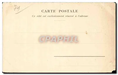 Annecy - O Porto e o Castelo - Bilhete postal antigo — Verso