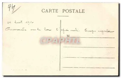 Annecy — O Porto e o Lago — P. I. Marlet, fotógrafo de Annecy, n° 79 — Verso