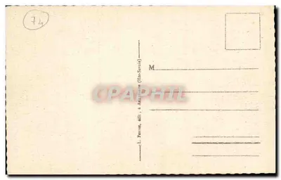ANNECY (Hte-Savoie) - Os Canais — Bilhete postal antigo n°1048, editor L. Faurag — Verso