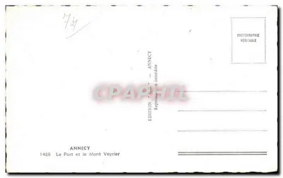 Il Porto e il Mont Veyrier — Annecy — Edizione NILL — n° 1488 — Verso