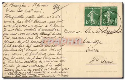 St. Gervais-les-Bains e os Fiz — J. J. 6860 — Verso