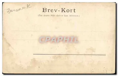 Det Kgl. Theater — Copenhaga — R. & J. D. N° 4510 — Verso
