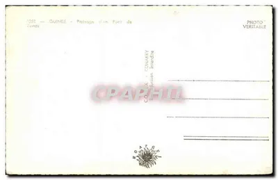 Passagem de um Ponte de Konas — Guiné — C.O.L.X. Conakry — Verso